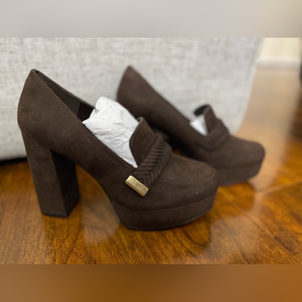 Just Fab High Heel Block Heel Sandals Shoes